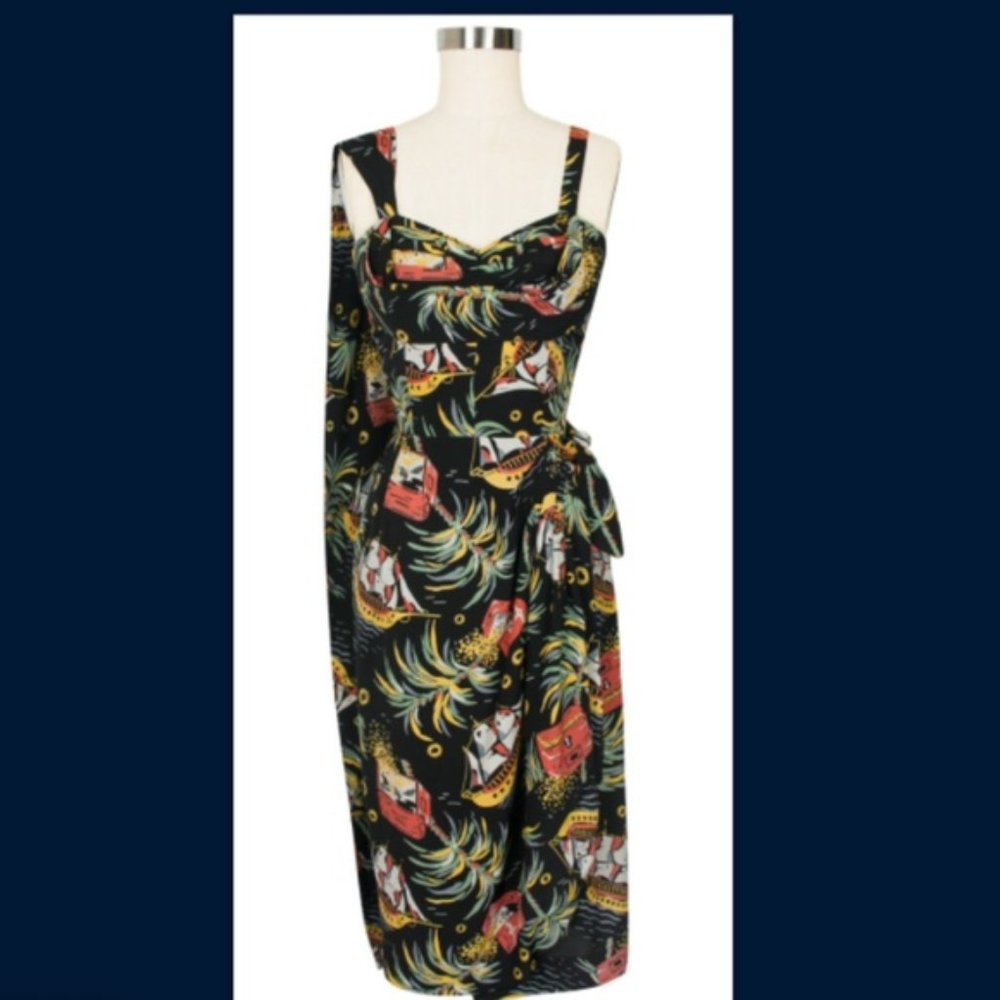 Rare Trashy Diva Pirate Treasure Sarong